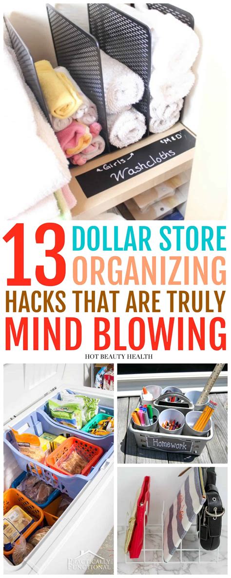 dollar store hacks to organize